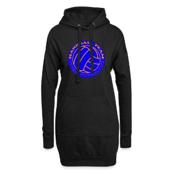 Équipe de handball 2 - Sweat-shirt à capuche long Femme - noir - Devant