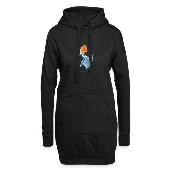 TUPANDACTYLUS - Hoodie-Kleid - Schwarz - Vorne