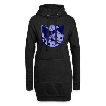 Nimm mich mit. Schutz und Rettung in Einsamkeit - Hoodie-Kleid - Schwarz - Vorne