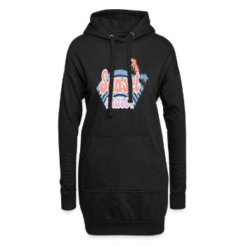Sunset Chaser - Hoodie-Kleid - Schwarz - Vorne