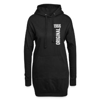 1966 Original Geburtstagsgeschenk 1966 - Hoodie-Kleid - Schwarz - Vorne