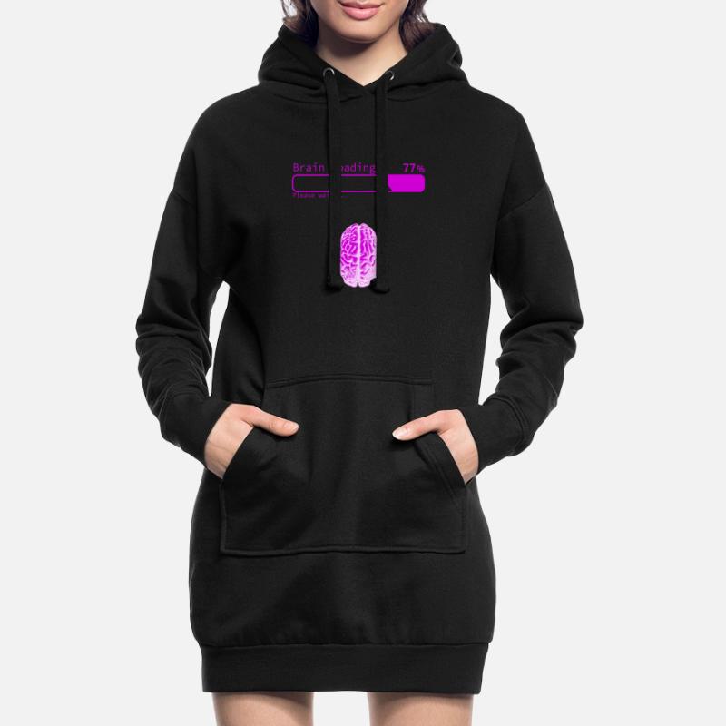 Brain Loading Hoodie Dress