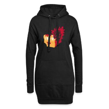 ..TOAST - Hoodie-Kleid - Schwarz - Vorne