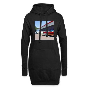 C10 - Hoodie-Kleid - Schwarz - Vorne
