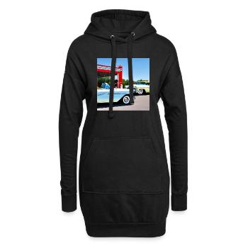 C19 - Hoodie-Kleid - Schwarz - Vorne