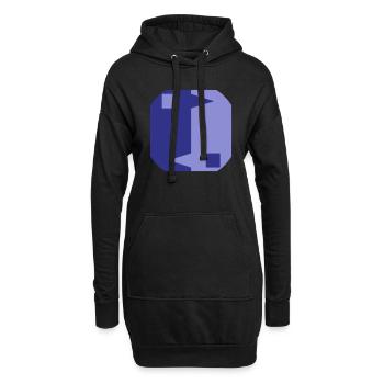 La propreté. Limites personnelles - Sweat-shirt à capuche long Femme - noir - Devant
