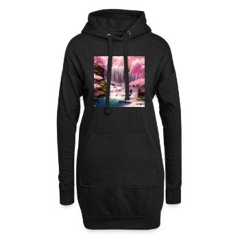 a super blick - Hoodie-Kleid - Schwarz - Vorne