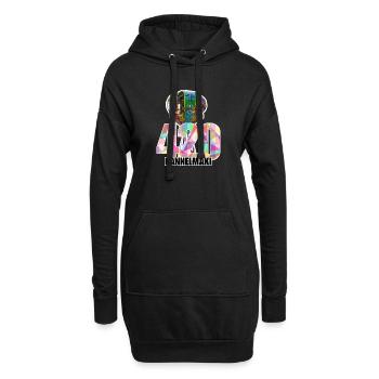 420 Kannelmäki - Sweat-shirt à capuche long Femme - noir - Devant