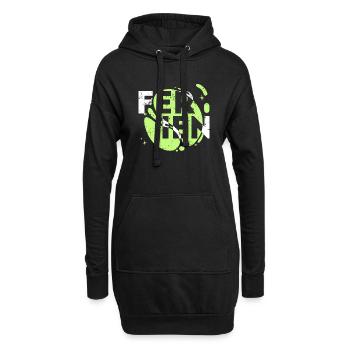 Ferien Schulfrei Sommerferien Schulferien - Hoodie-Kleid - Schwarz - Vorne