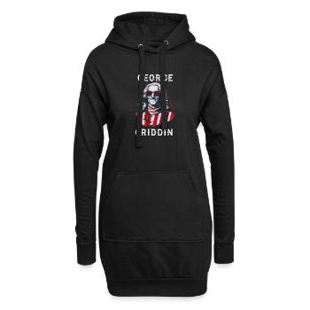 George Washington Griddy George | GEORGE GRIDDIN - Hoodie-Kleid - Schwarz - Vorne