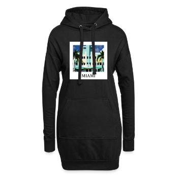 Miami - Hoodie-Kleid - Schwarz - Vorne