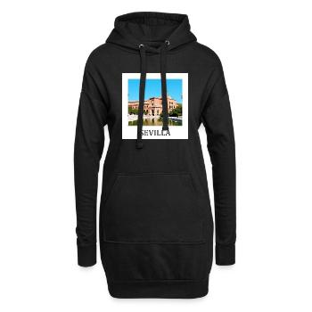 Sevilla - Hoodie-Kleid - Schwarz - Vorne