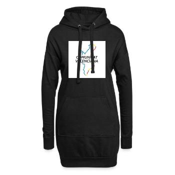 Carte de la Communauté valencienne - Sweat-shirt à capuche long Femme - noir - Devant