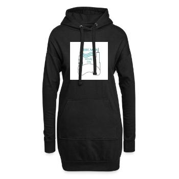 Chicago - Sweat-shirt à capuche long Femme - noir - Devant