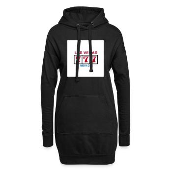 Las Vegas - Sweat-shirt à capuche long Femme - noir - Devant