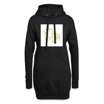 Avila - Sweat-shirt à capuche long Femme - noir - Devant