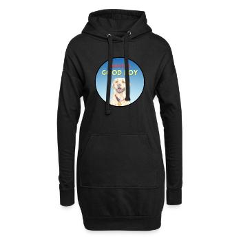 Zertifizierter Good Boy Belohnung Goldie - Hoodie-Kleid - Schwarz - Vorne