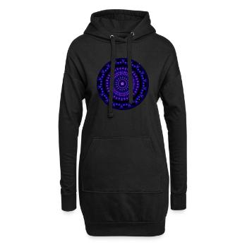 Mantra 1 - Hoodie-Kleid - Schwarz - Vorne