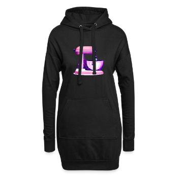 Boulanger Confiseur Boulangerie Confiserie Boulangerie - Sweat-shirt à capuche long Femme - noir - Devant