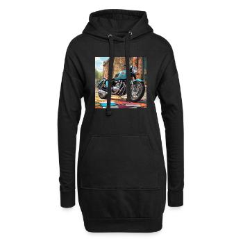 Classy British Motorcycling - Hoodie Dress - black - Front