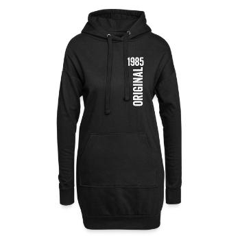1985 Original Geburtstagsgeschenk 1985 - Hoodie-Kleid - Schwarz - Vorne