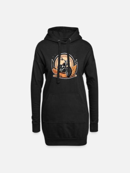US Cruiser - Hoodie Dress - black