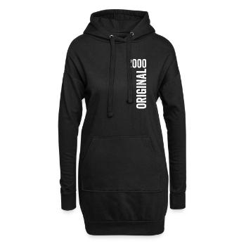2000 2000 Limited Edition 2000 Jubiläumsgeschenk - Hoodie-Kleid - Schwarz - Vorne