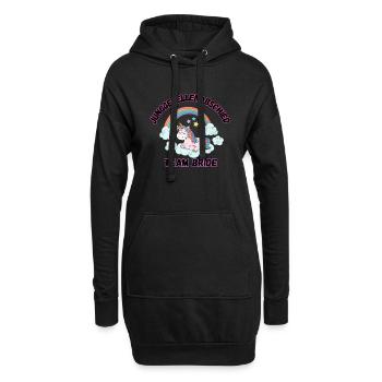 Junggesellenabschied - Hoodie-Kleid - Schwarz - Vorne