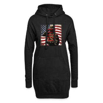 Veteranen, Veteranen, Waffenstillstand. - Hoodie-Kleid - Schwarz - Vorne