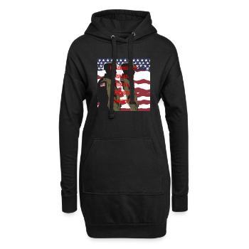 Veteranen, Veteranen, Waffenstillstand. - Hoodie-Kleid - Schwarz - Vorne