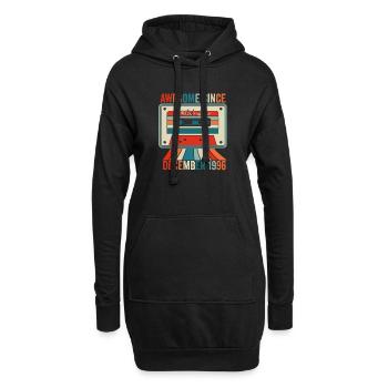 Décembre 1996 - Génial Depuis Décembre 1996 - Sweat-shirt à capuche long Femme - noir - Devant