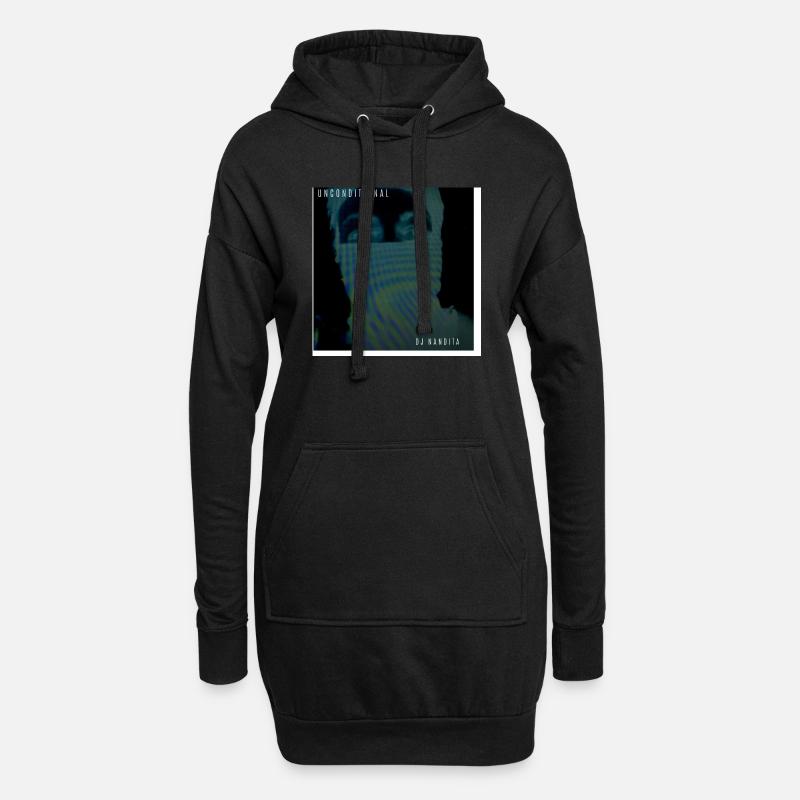 UNCONDITIONAL - Hoodie Dress - black