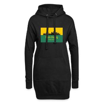 La Haye - Pays-Bas - Sweat-shirt à capuche long Femme - noir - Devant