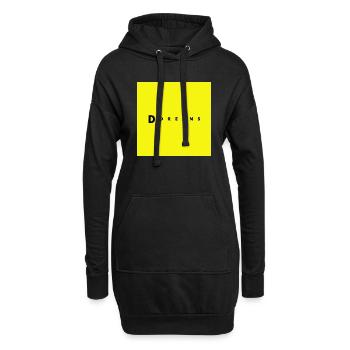 DREAMS - Hoodie-Kleid - Schwarz - Vorne