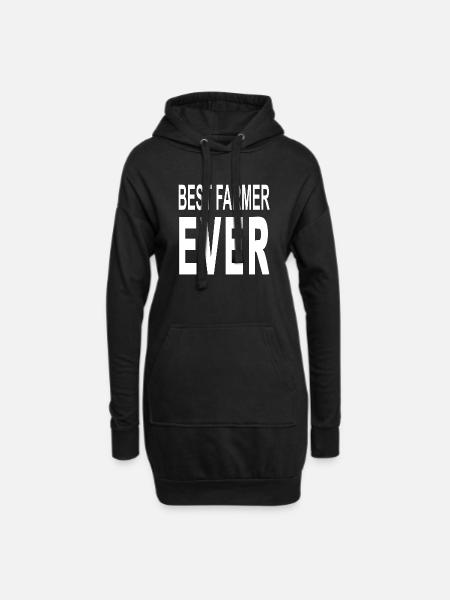 Bauer - Hoodie-Kleid - Schwarz