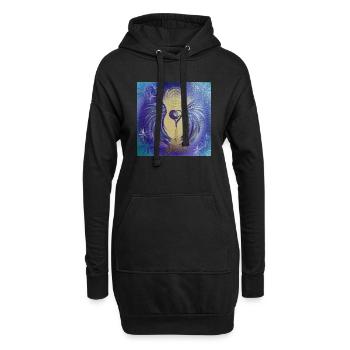 Herzengel Free Spirit - Hoodie-Kleid - Schwarz - Vorne