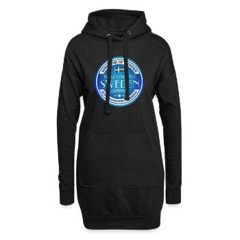 Schweden Schweden Elch bestes Tier Geweih Hirsch Hirsch - Hoodie-Kleid - Schwarz - Vorne
