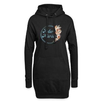 Bride-to-be Rustic Flowers - Matching tshirt - Hoodie Dress - black - Front