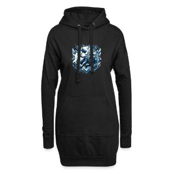 Guerriers de l’ère glaciaire - Sweat-shirt à capuche long Femme - noir - Devant