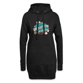 Shellfish Oyster Pearl Seafood Scallop Lover Food - Hoodie-Kleid - Schwarz - Vorne