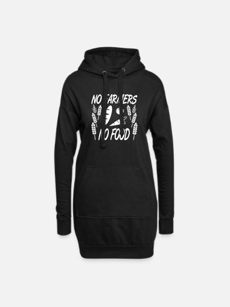 Bauer - Hoodie-Kleid - Schwarz