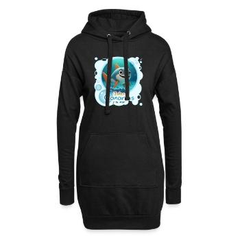 Hai - Hoodie-Kleid - Schwarz - Vorne