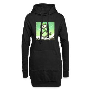 Skully Pete - Hoodie-Kleid - Schwarz - Vorne