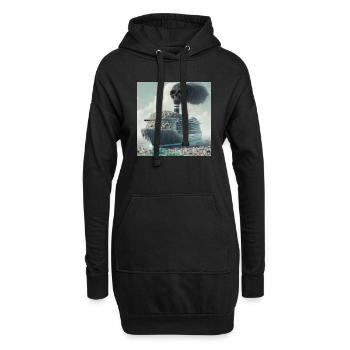 Protection de l’environnement - Sweat-shirt à capuche long Femme - noir - Devant