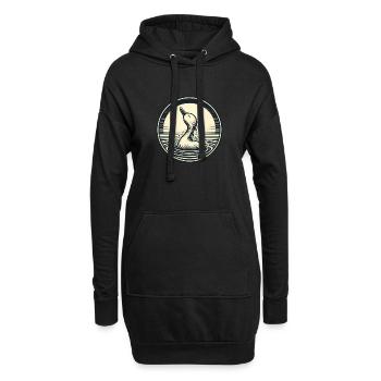 Water Bird Gifts - Hoodie Dress - black - Front