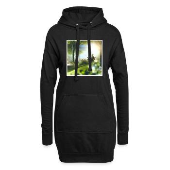 Amour-propre - Sweat-shirt à capuche long Femme - noir - Devant
