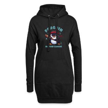 Penguin Nation League - Penguin Baseball - Hoodie Dress - black - Front