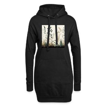 Meadow Mingle - Hoodie-Kleid - Schwarz - Vorne