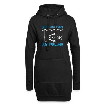 Fischer T-Shirt - I Can't I Have Angeln - Hoodie-Kleid - Schwarz - Vorne