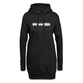 Retro 1984 Limitierte Auflage - Hoodie-Kleid - Schwarz - Vorne